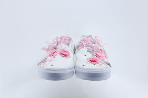 Bespoke Quinceanera Floral Shoes- Comfort Meets